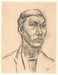 Portret nieznanego mężczyzny autorstwa Leo Gestel (signed by artist)