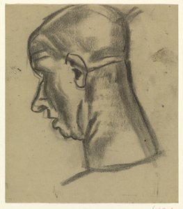 Tył głowy łysego mężczyzny autorstwa Leo Gestel