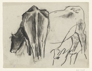 Trzy krowy autorstwa Leo Gestel