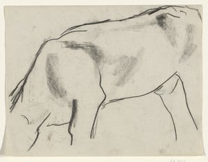 pasąca się krowa autorstwa Leo Gestel
