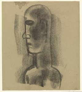 męska głowa autorstwa Leo Gestel