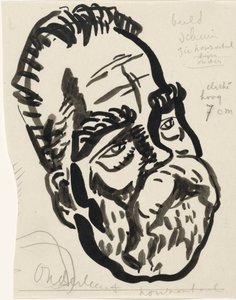 Głowa mężczyzny autorstwa Leo Gestel