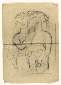 Dwie stojące kobiety autorstwa Leo Gestel