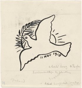 Gołąb pokoju autorstwa Leo Gestel