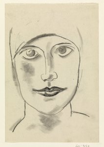 głowa kobiety autorstwa Leo Gestel