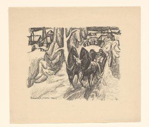 Zinnwald (Ertsgebergte) (oryginalny tytuł na obiekcie) autorstwa Leo Gestel
