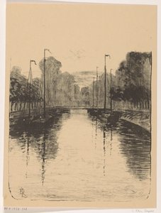 Singel te Utrecht (oryginalny tytuł na obiekcie) autorstwa Leo Klein von Diepold