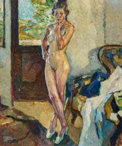 Przy oknie autorstwa Leo Putz