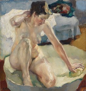 Au bain II - W kąpieli II, Putz, Leo (1869-1940). olej na płótnie