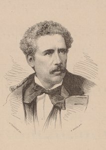 Portret kompozytora Oliviera Métry 1830-1889. autorstwa Leon Alexandre Tourfaut