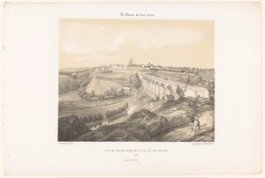 Widok na Dinan i wiadukt nad rzeką Rance Nagroda Vue de Dinan de la Vallée des Noyers (tytuł na obiekcie) Współczesna Francja (tytuł serii) La France de nos jours (tytuł serii na obiekcie)