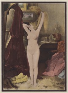 Model (kolor lito) autorstwa Leon Auguste Cesar Hodebert