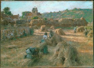 Wiązanie snopów autorstwa Leon Augustin Lhermitte