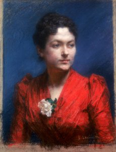 Pani Lambert, 1889 autorstwa Leon Augustin Lhermitte