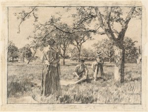 Wiosna autorstwa Leon Augustin Lhermitte