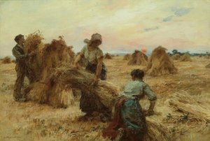 Żniwiarze autorstwa Leon Augustin Lhermitte