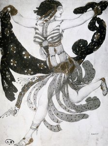 Kleopatra, projekt kostiumów baletowych, 1909 autorstwa Leon Bakst