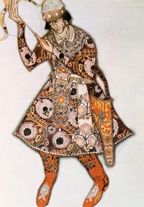 Projekt kostiumu do baletu Igora Strawińskiego, 1913 autorstwa Leon Bakst