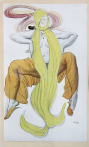 Projekt kostiumu do Baletu Legenda Józefa autorstwa R. Straussa, 1914 autorstwa Leon Bakst