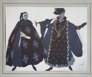 Projekt kostiumu do sztuki Męczeństwo św. Sebastiana Gabriele D