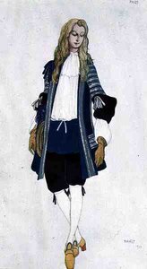 Kostium dla Niebieskiej Strony, od Aladdin autorstwa Leon Bakst