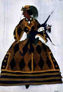 Kostium dla Angielki z La Boutique Fantastique autorstwa Leon Bakst