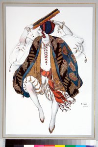 Kostium „Żydowska tancerka” zaprojektowany przez Leona Baksta (1866-1924) do baletu „Kleopatra” Baletów Rosyjskich autorstwa Leon Bakst