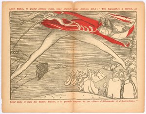 Z Karpat do Berlina skok w stylu baletów rosyjskich..., ok. 1930. 1915. autorstwa Leon Bakst
