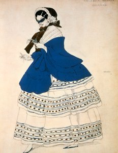 Estrella, projekt kostiumu na balet Carnival skomponowany przez Roberta Schumanna, 1919
