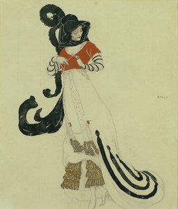 Projektowanie kostiumów na bal przebierańców, ok. 1930 r. 1914 autorstwa Leon Bakst