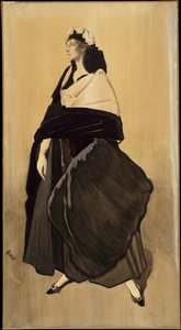 Ida Rubinstein - Portret rosyjskiej tancerki Idy Rubinstein autorstwa Leon Bakst