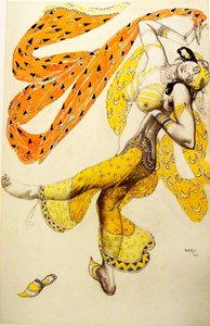 Odaliska. Projekt kostiumu do baletu Szeherezada N. Rimskiego-Korsakowa, 1910