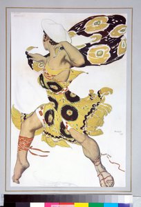 Fobos. Kostium do baletu „Narcyz” autorstwa Leon Bakst