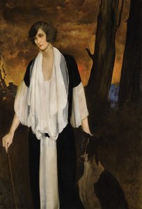 Portret Rachel Strong, przyszłej hrabiny Henri de Boisgelin, 1924 autorstwa Leon Bakst