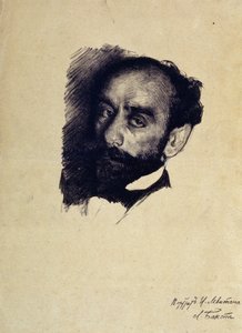 Portret artysty Izaaka Lewitana autorstwa Leon Bakst