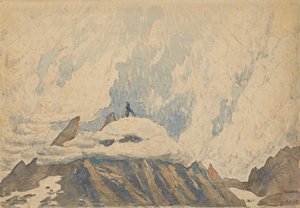 Scenografia do baletu La damnation de Faust Hectora Berlioza, początek lat 20. XX wieku. autorstwa Leon Bakst