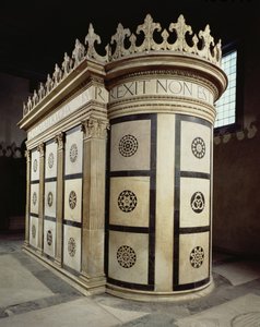Mała Świątynia Grobu Świętego w Cappella Rucellai, 1467 (marmur)