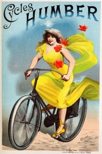 Transport. Rowery Humberta. Plakat Choubrac, Francja, c.1895 (plakat)