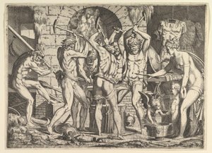 Wenus w Kuźni Wulkana, 1546-47.