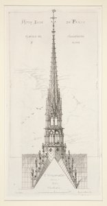 Notre Dame de Paris: Strzała w ramie i ołowiu autorstwa Leon Gaucherel