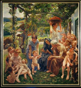 Wieczór, z tryptyku L