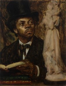 Portret konesera sztuki, prawdopodobnie Ira Aldridge (olej na płótnie)