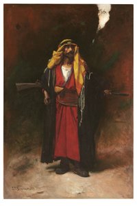 Gwardia arabska (olej na płótnie) autorstwa Leon Joseph Florentin Bonnat
