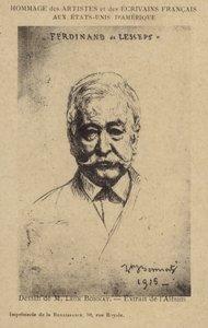 Ferdinand de Lesseps (1805-1894), francuski przedsiębiorca i budowniczy kanałów autorstwa Leon Joseph Florentin Bonnat