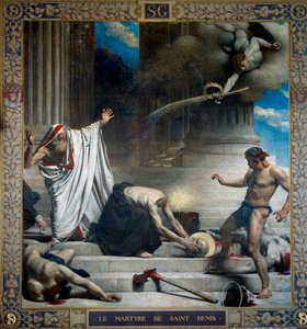 Męczeństwo Saint Denis, Eveque of Paris Obraz Leon Joseph Bonnat (1833-1922) XIX wiek - Paryż, Panteon