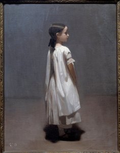 Młodsza siostra artysty około 7-8 lat Obraz Leon Joseph Bonnat (1833-1922) 1850 nd. 0,35x0,27 m Bayonne, Muzeum Bonnat autorstwa Leon Joseph Florentin Bonnat