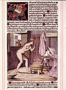 Ilustracja powieści Honoriusza Balzaka „La Mye du Roy” Leona Lebegue (1863-1944)