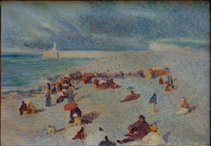 Scena na plaży