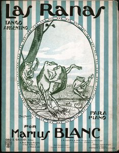 Żaby tańczą tango. 1914 (ilustracja)