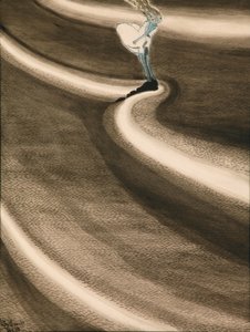 Dziewczyny na falach; Dziewczyny przed falą autorstwa Leon Spilliaert